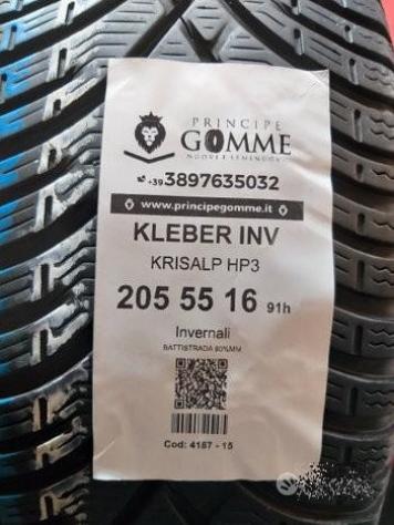 2 gomme 205 55 16 kleber inv a4187