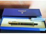 Penna a sfera Waterman vintage laccata maculata metallo dorato anni 70 funzi