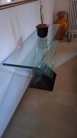 Consolle di cristallo