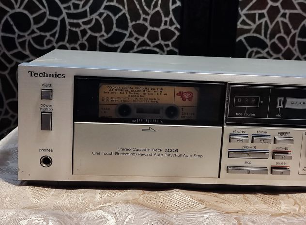 Technics RS-M216 Piastra A Cassette - 2 Testine - Cinghie Nuove - Foto 4