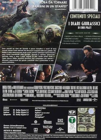 Jurassic World:Il Regno Distrutto (DVD) Universal Pictures, 2018 come nuovo - Foto 3