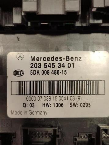 CENTRALINA SAM MERCEDES CLK Cabrio W209 2035453401 646 benzina 1 (03) - Foto 3