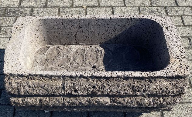 Vasca lavello fontana fioriera in basalto - Foto 6