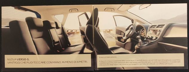 Depliant di presentazione della Toyota Verso-S. - Foto 3