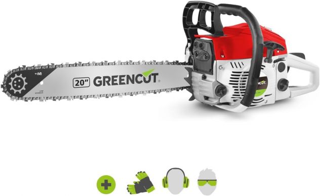 Motosega a miscela 2T 62cc da 3.8CV con lama da 50CM, con Easy-Start