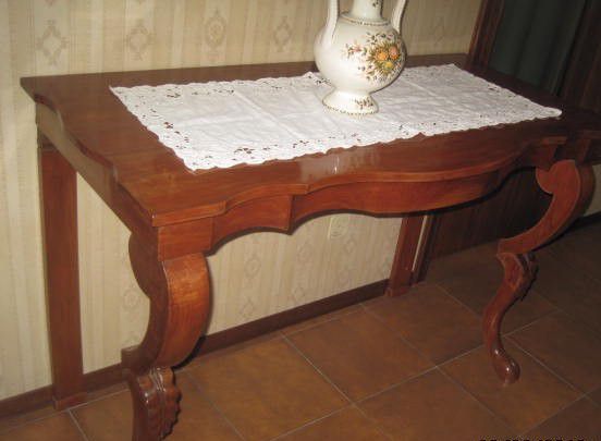 CONSOLLE META' 700 STILE LUIGI FILIPPO II, ORIGINALE RESTAURATA COD. 19633