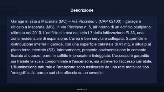 Immobile in asta di 41 m² in vendita a Macerata - Foto 9