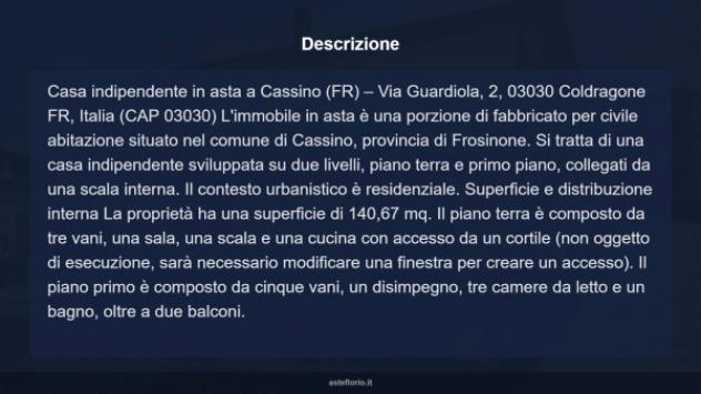 Immobile in asta di 140 m² in vendita a Cassino - Foto 8