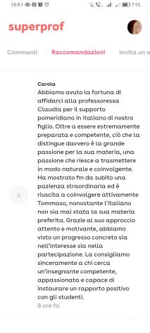 Prof esperta qualificata, LATINO ITA INGLESE Letterarie