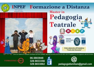 Master in Pedagogia Teatrale