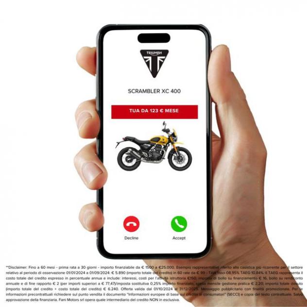 TRIUMPH SCRAMBLER 400 XC rif. 23114184 - Foto 3