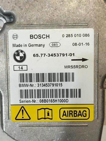 CENTRALINA AIRBAG BMW X3 1° Serie 3453791 0285010086 N47D20A (0410) - Foto 2