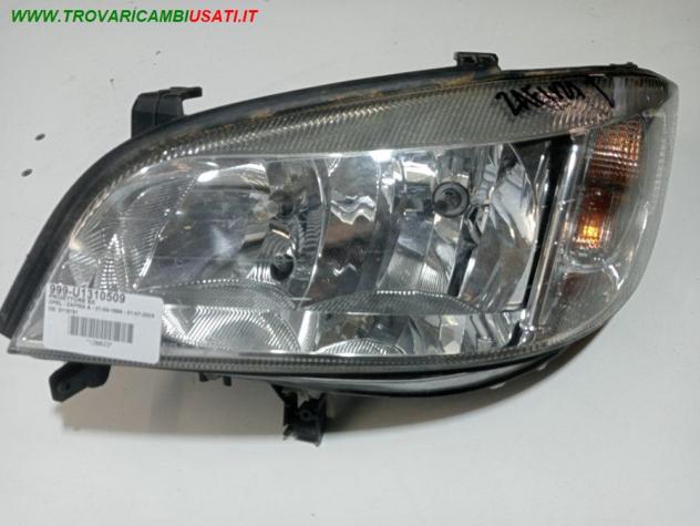PROIETTORE SX 999-U1310509 Parti elettriche  Fanaleria  Proiettori  Proiettore ant. OPEL - ZAFIRA A - 01-04-1999 - 01-07-2005