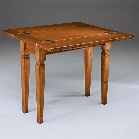 Mobili Classici Tavolo Legno Libro 1 Cassetto Gambe Spada Classico cod 10906 - Foto 2