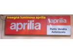 insegna luminosa APRILIA officina