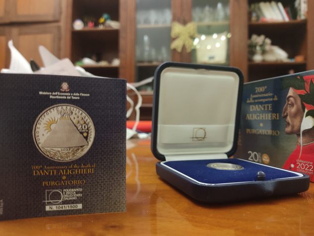 Moneta d'oro Dante alighieri> il Purgatorio