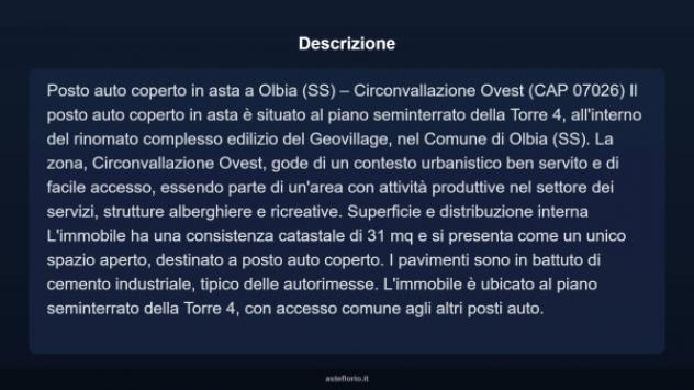 Immobile in asta di 31 m² in vendita a Olbia - Foto 10