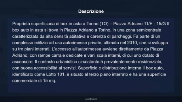 Immobile in asta di 15 m² in vendita a Torino - Foto 3