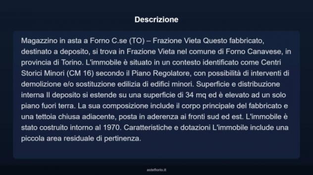 Immobile in asta di 34 m² in vendita a Castelnuovo Nigra - Foto 10