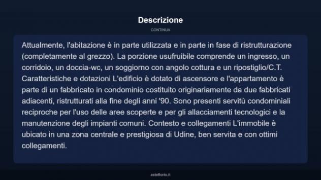 Immobile in asta di 163 m² con più di 5 locali in vendita a Udine - Foto 13
