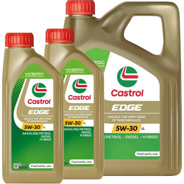 Kit Olio Motore Castrol Edge Ll 5W30-6