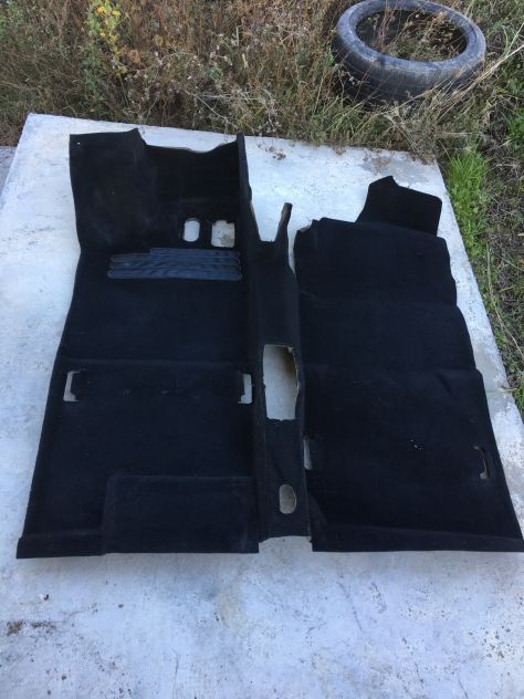 Moquette parte anteriore ( sedili ) NERA SMART 700 ForTwo W 450 Benz 04