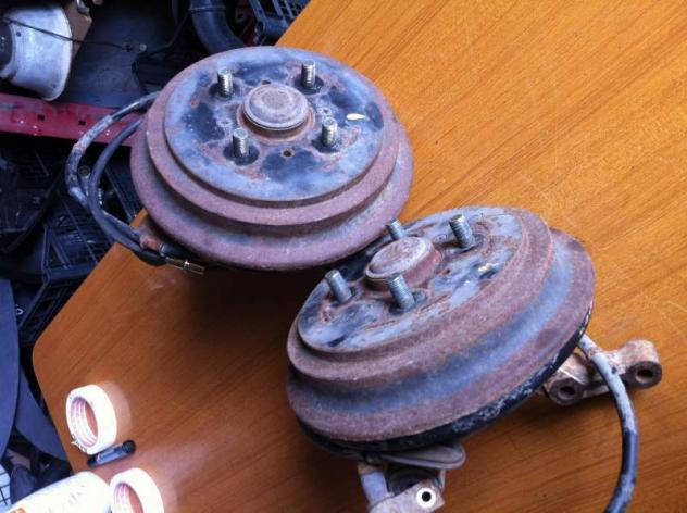 Mozzi Ruota Rc Metallo Cerchioni Posteriori Runup Per RC Tamiya