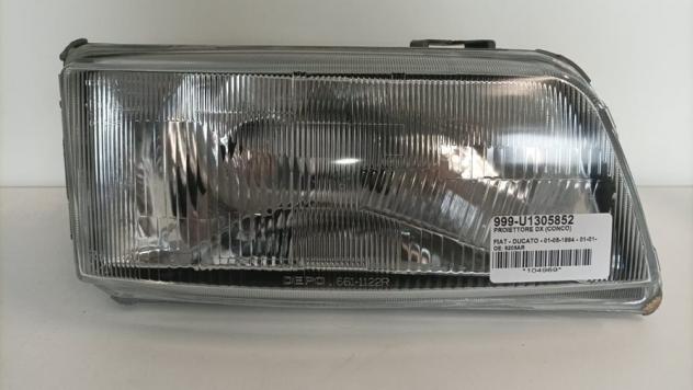 PROIETTORE DX (CONCO) 999-U1305852 Parti elettriche  Fanaleria  Proiettori  Proiettore ant. FIAT - DUCATO - 01-05-1994 - 01-01-2002