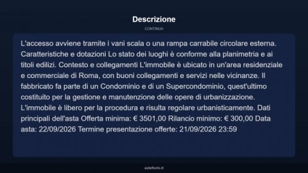 Immobile in asta di 7 m² in vendita a Roma - Foto 10