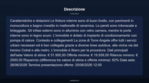 Immobile in asta di 42 m² in vendita a Roma - Foto 9