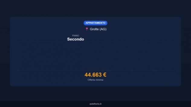 Immobile in asta di 70 m², box auto in vendita a Grotte - Foto 13