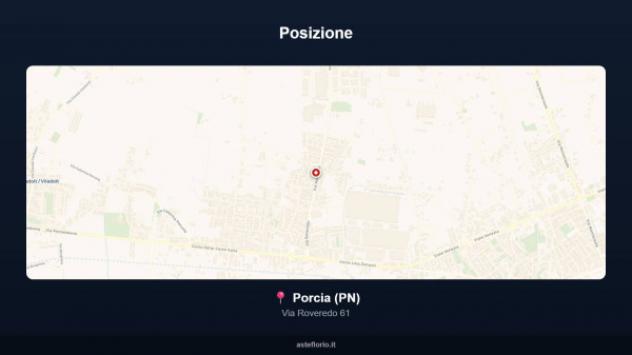 Immobile in asta di 76 m², box auto in vendita a Porcia - Foto 2