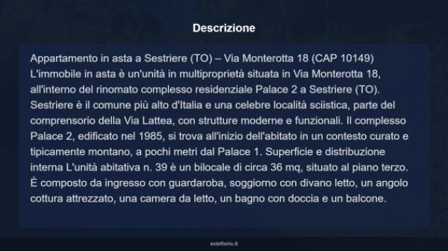 Immobile in asta di 36 m² in vendita a Sestriere - Foto 4