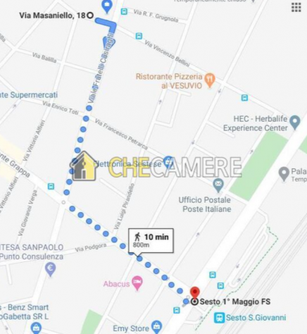 CAMERA singola metro rossa Milano TUTTO COMPRESO 495 euro - Foto 6