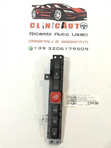 PULSANTIERA INTERRUTTORI MULTIPLA OPEL Antara Serie 20785508-101118 diesel 2231 (0615) - Foto 2