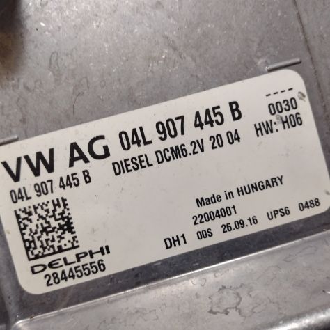 Ecu VW GOLF 7 VII GT ST DIESEL DCM6.2V AG 04L907445 28471862 Ecu seat leon vw go - Foto 7