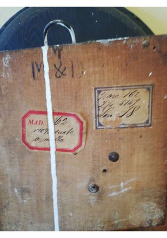 Orologio antico a pendolo del " 1700 " con ricarica a molla - Foto 4
