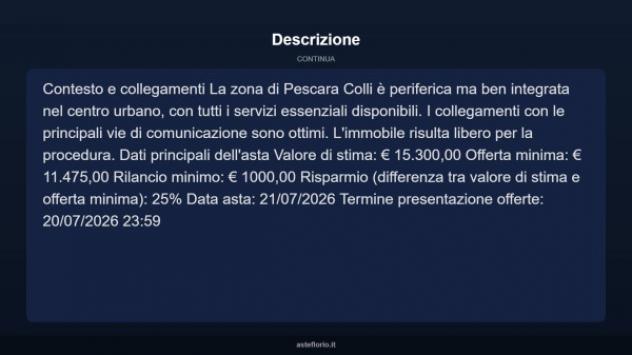 Immobile in asta di 15 m² in vendita a Pescara - Foto 8