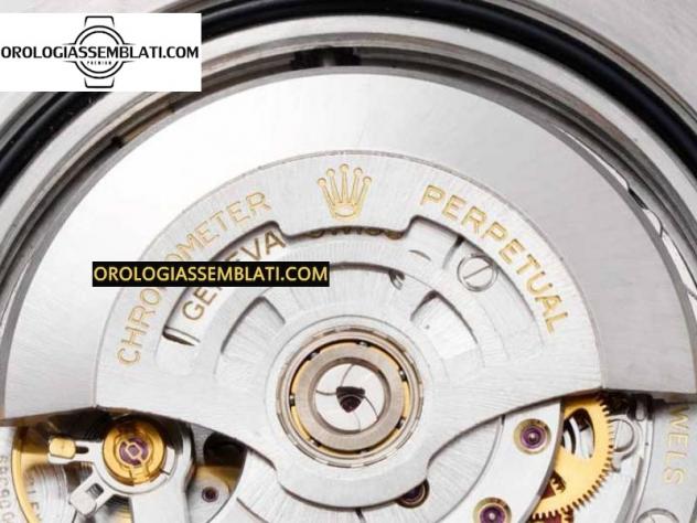 Rolex Replica GMT-MASTER II 126711 CERAMICA NERA/MARRONE MIGLIOR EDIZIONE SU BRACCIALE SS/RG 3285 - Foto 7