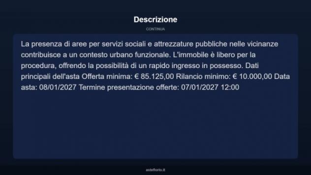 Immobile in asta di 103 m², box auto in vendita a Omegna - Foto 12