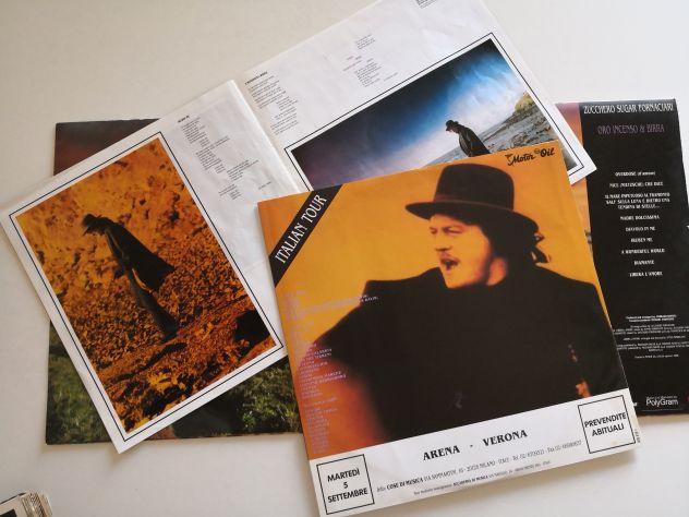 Disco Vinile Lp 33 giri di Zucchero - "Oro Incenso & Birra", originale del 1989 - Foto 5