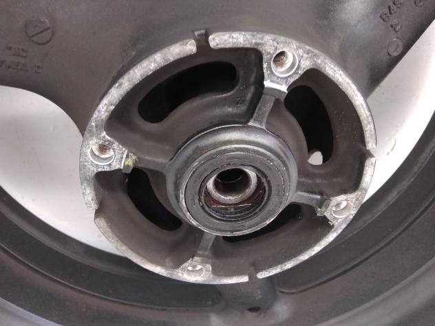 HONDA HORNET 600 CERCHIO RUOTA POSTERIORE 17 X 5.50 2003 PC36A03F - Foto 4