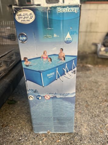 Piscina con pompa filtraggio a sabbia. - Foto 2