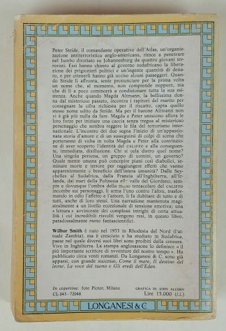 L'orma del califfo di Wilbur Smith Ed.Longanesi &amp; C. ottobre 1983 ottimo - Foto 5