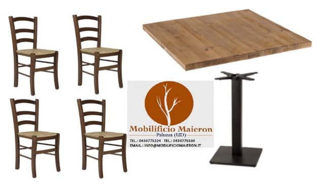 Sedie Tavoli Trieste Per Arredamento Bar Ristorante Pizzeria Pub cd140