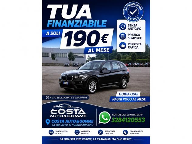 BMW X1 F48 sdrive16d ok Neopatentato