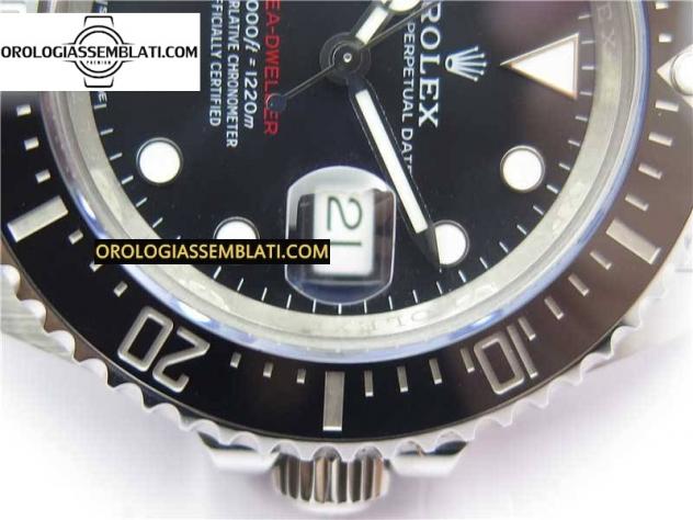Rolex Replica SEA-DWELLER 2017 BASELWORLD 126600 1:1 BEST EDITION ACCIAIO 904L QUADRANTE NERO SU BRACCIALE SS A3235 CLONE V10 - Foto 7