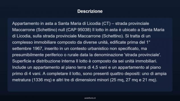Immobile in asta di 60 m² in vendita a Santa Maria di Licodia - Foto 3