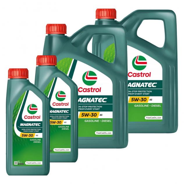 10 Litri di Olio Motore Castrol Magnatec A5 5W30 Protezione Immediata