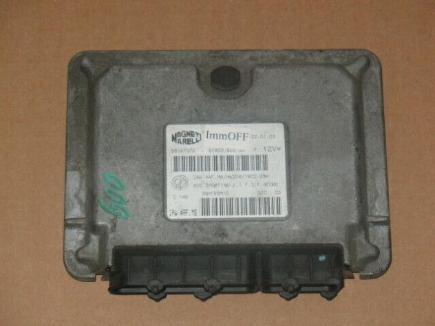 55187373 4AF.M8 ECU CENTRALINA FIAT 600 1.1 55187373 IAW 4AF.M8 H W204 IMMOFF